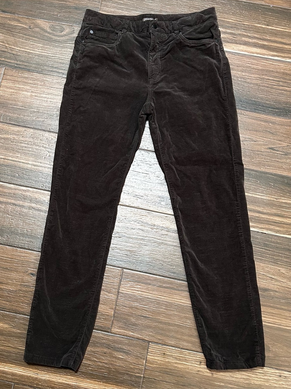 J. McLaughlin Corduroy Velvet Pants 4 Chocolate Brown